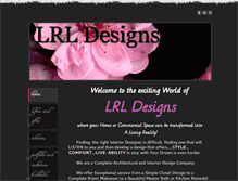 Tablet Screenshot of lrldesigns.com